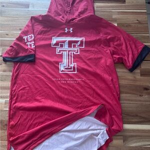 Men’s Under Armour Red Texas Tech Fan Hooded Tee small